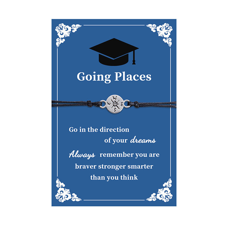 Wholesale Graduation Season Gifts Braided Bracelets Graduation Blessings Miyuki ACC-BT-ZhongH018