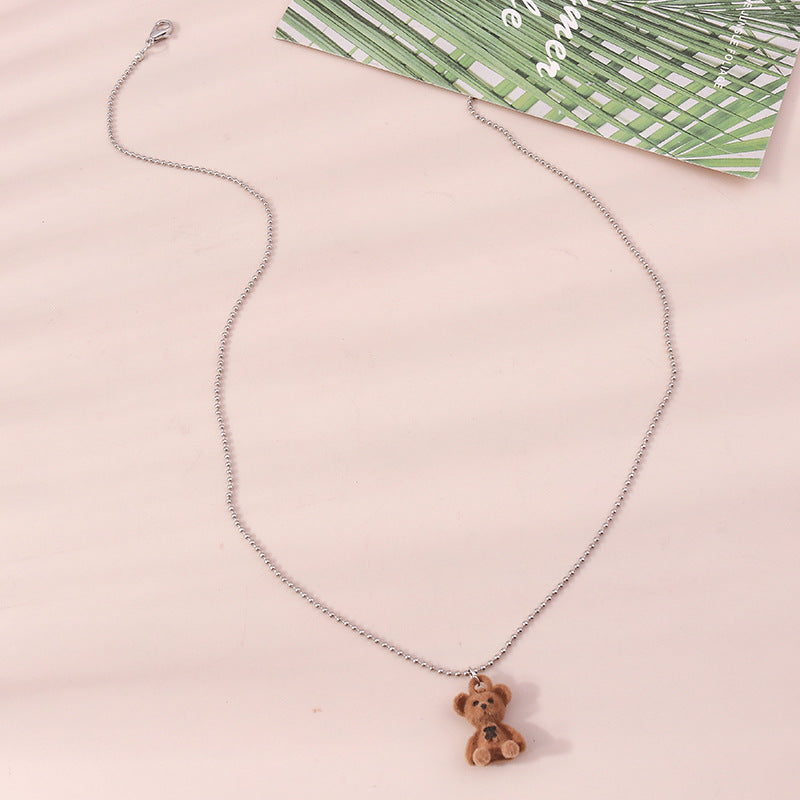 Wholesale Bear Necklaces Long Necklaces ACC-NE-YueSen002