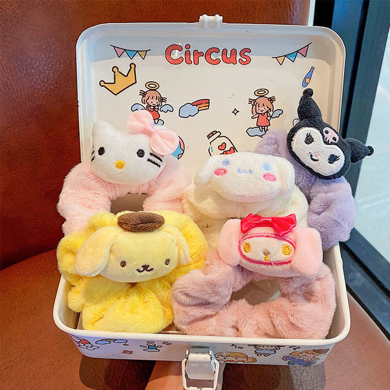 Wholesale Cartoon Cute Plush Hair Band Kids Hair Scrunchies ACC-HS-Hanl001