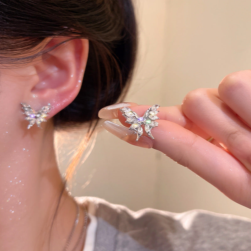 Wholesale Super  Cut Out Butterfly Ear Clip Earrings