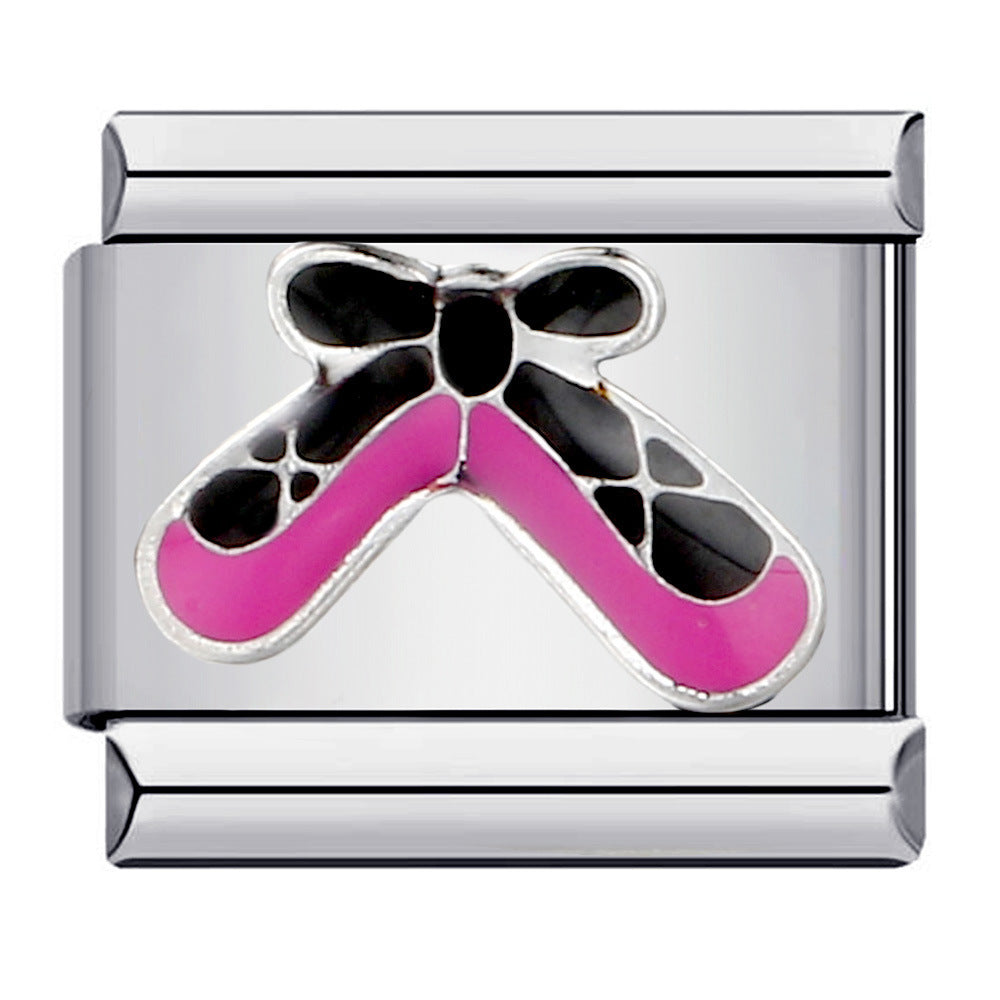 Wholesale Italian Charm Bracelet 9mm DIY Splicing Removable Stainless Steel Composable Bracelet