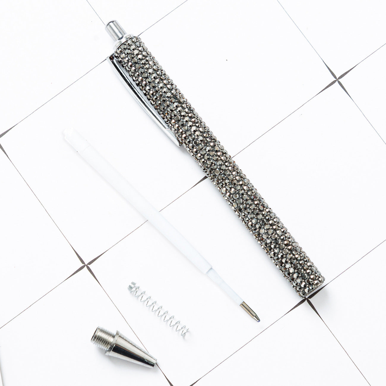 Wholesale Press Jump Pen Rhinestone Foreskin Press Pen ACC-PN-HuaHao016