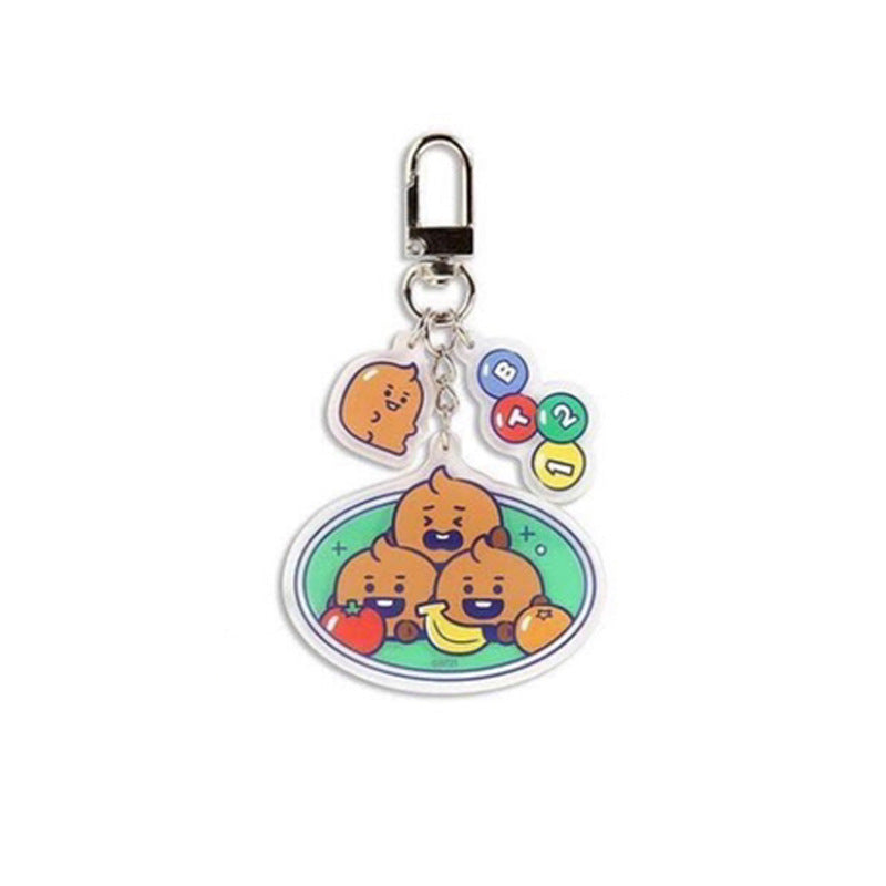 Wholesale Cute cartoon acrylic keychain