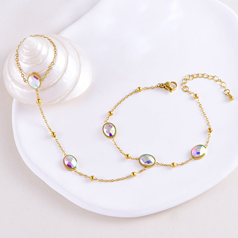 Wholesale Titanium Steel Popular Same Style Five-pointed Star Finger Bracelet