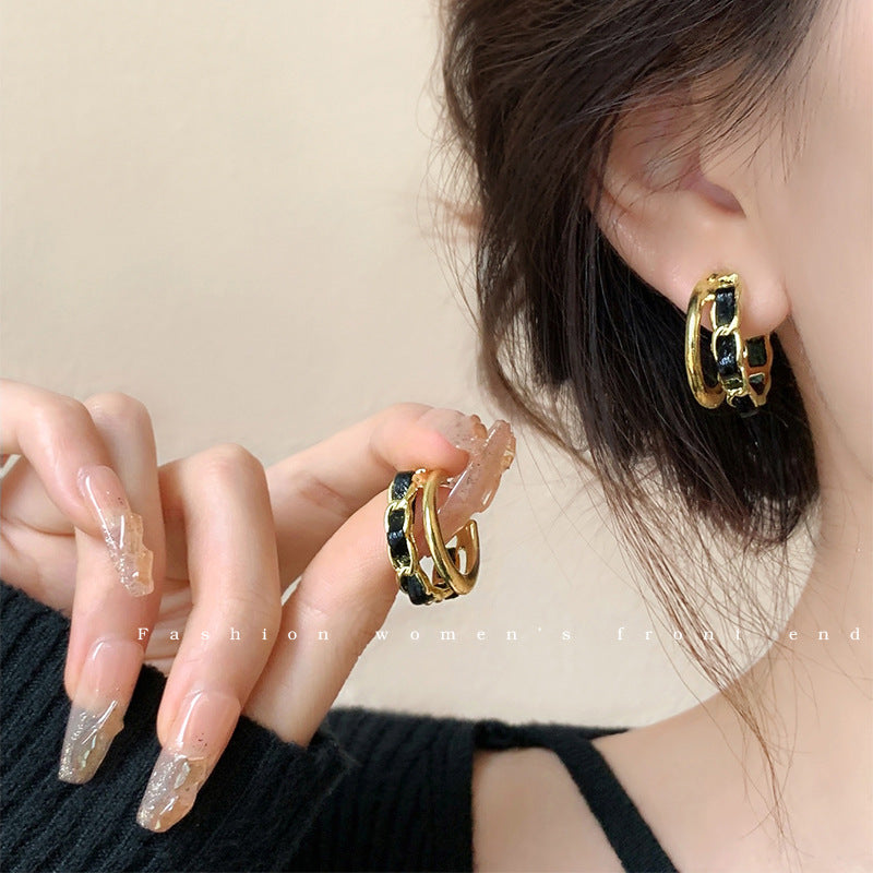 Wholesale  Metal  Silver Pin Earrings