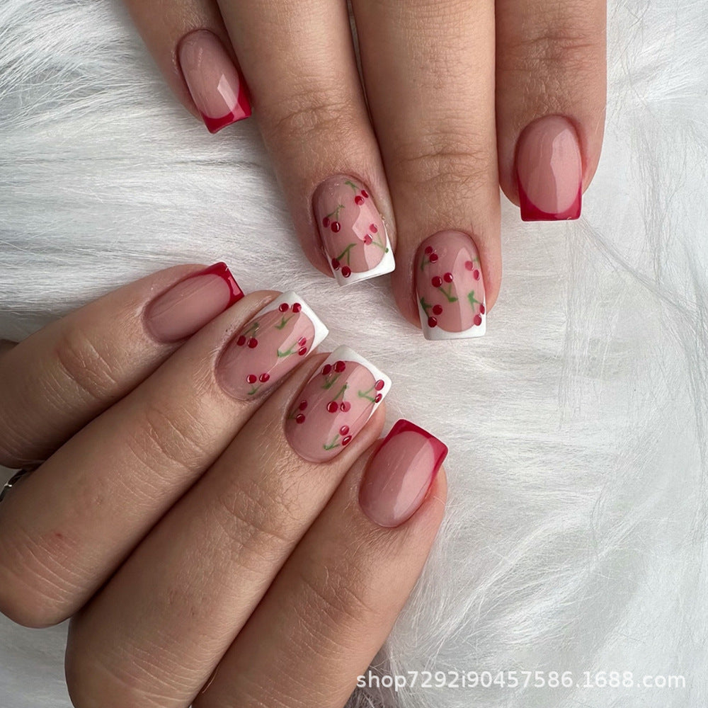 Wholesale 24 Pieces/box Press-on Nails Kits Nail Stickers ACC-NS-XingNai010