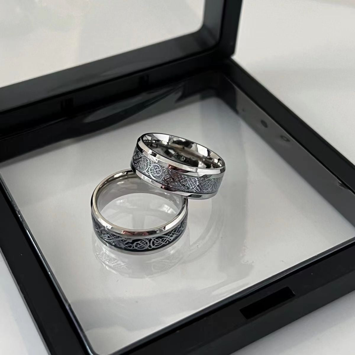 Wholesale Personalized Finger Ring Retro Titanium Steel Ring