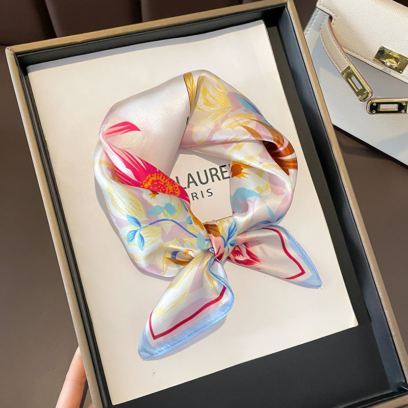 Wholesale  Silk f Women' s Autumn f f All-match Hair Band Fashion Small Square f