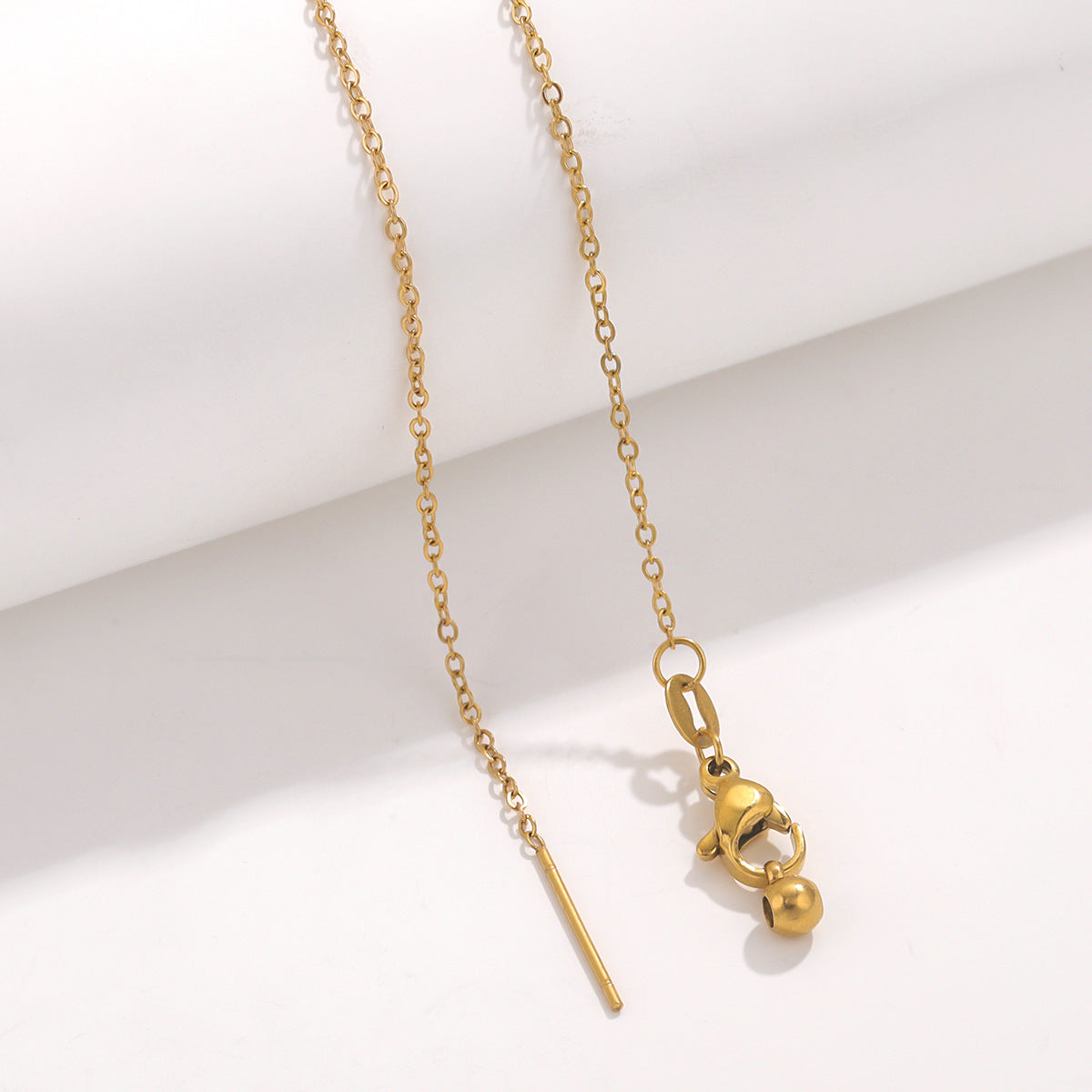 Wholesale 45cm titanium steel  adjustable necklaces