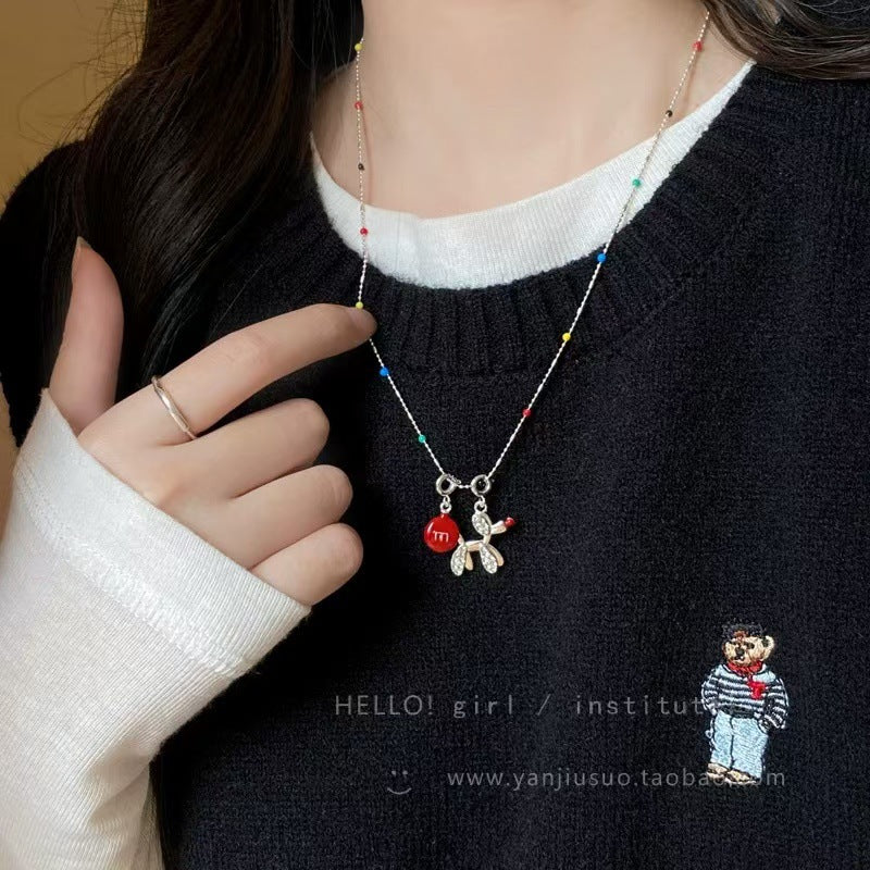 Wholesale Cute Cartoon Cat Pendant Necklace