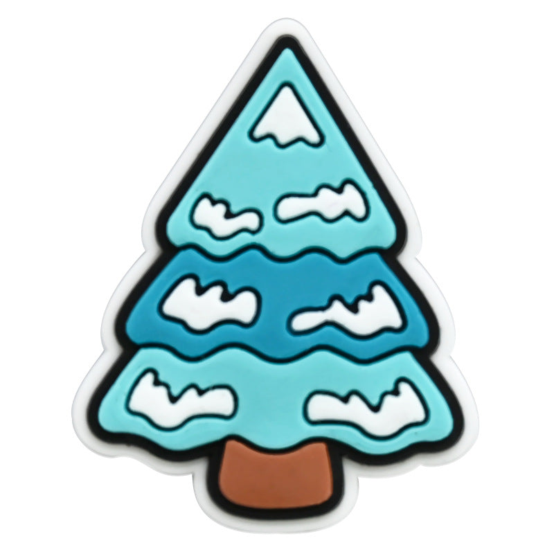 Wholesale Random 100pcs Winter PVC Soft Rubber Shoe Buckle Decoration ACC-SC-RYY058