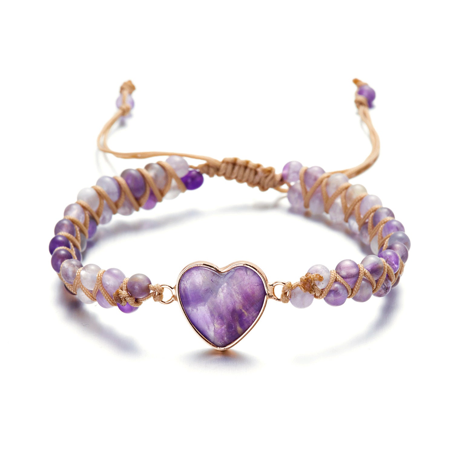 Wholesale  woven bracelet double-layer winding love bracelet