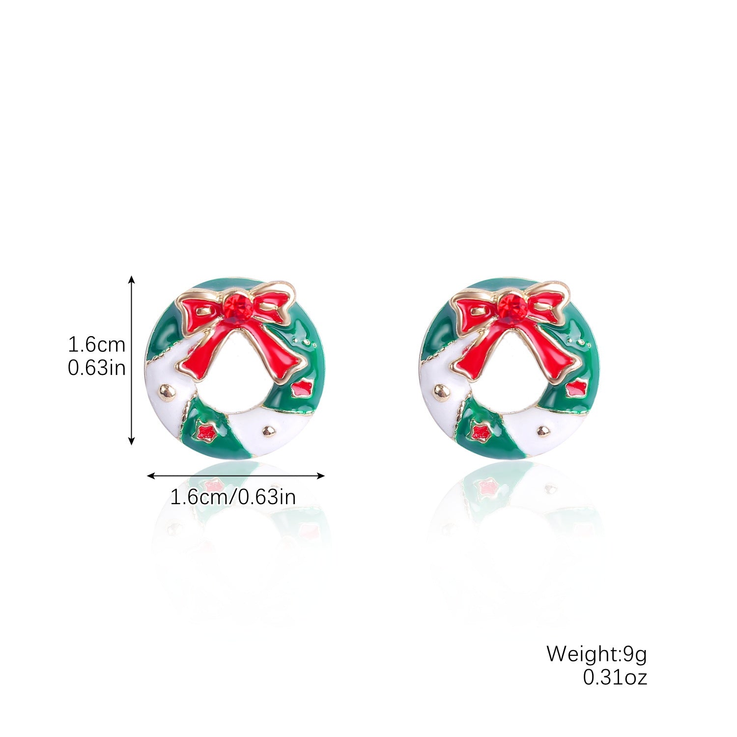 Wholesale Christmas Earrings Small Earrings Christmas Earrings