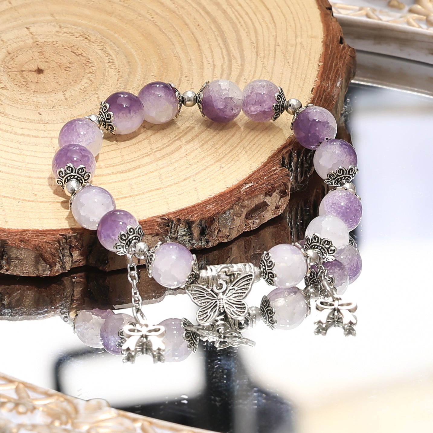 Wholesale  ethnic style beaded bracelet crystal bracelet