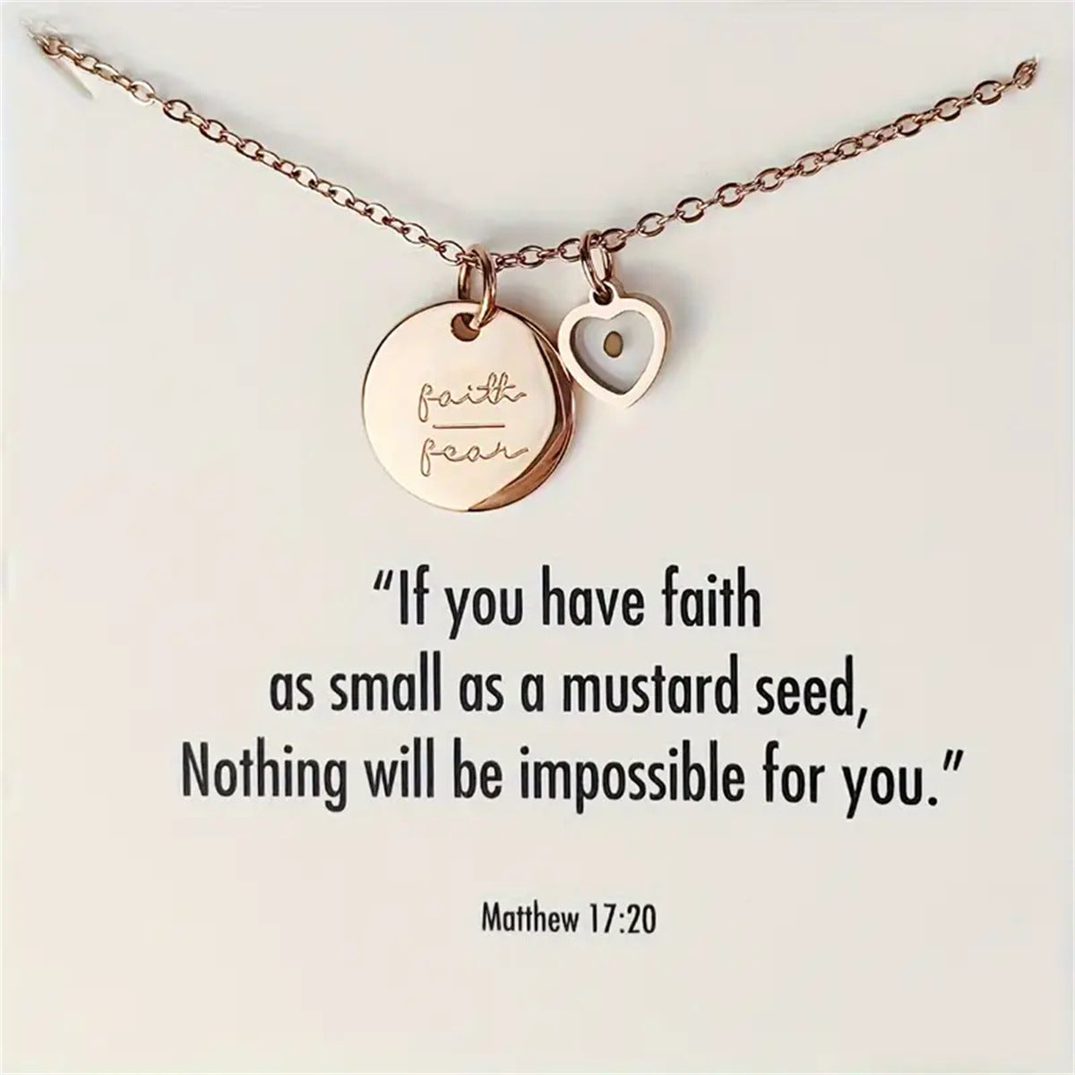 Wholesale  Faith Encourages Wish Necklace