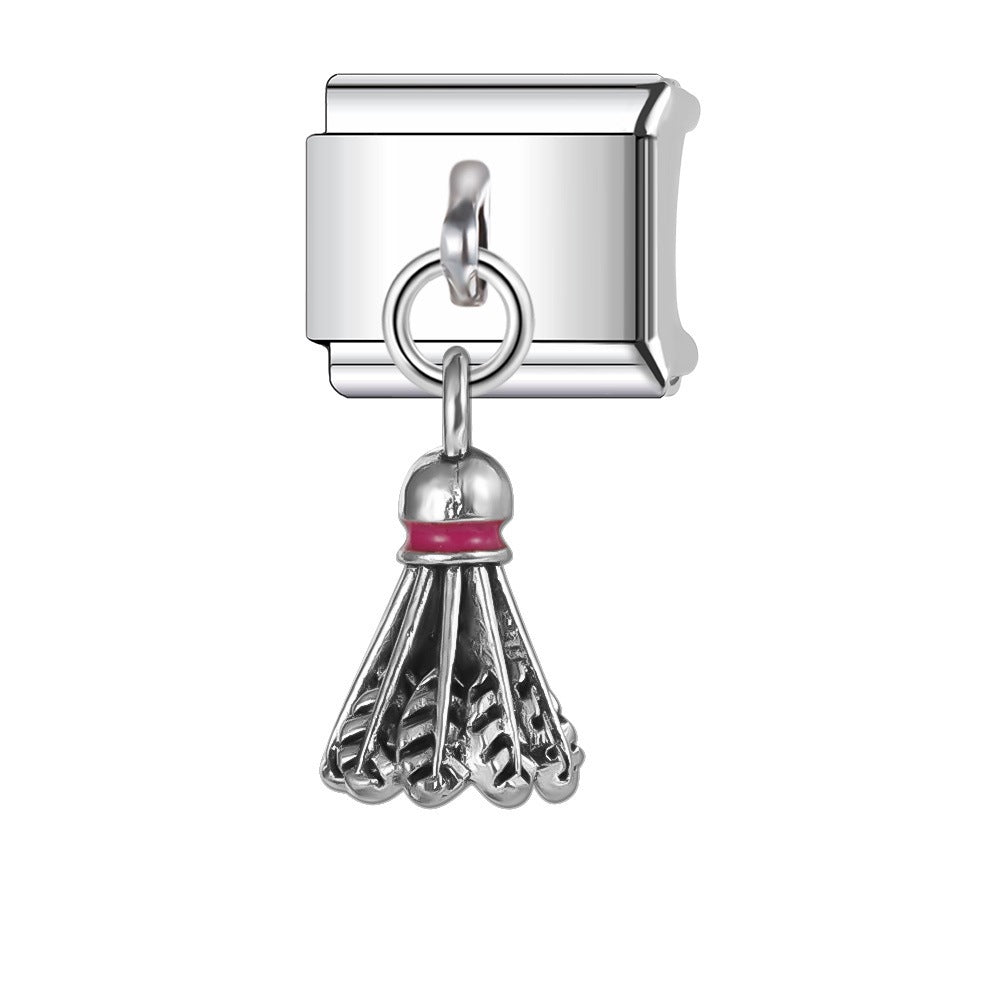 Wholesale Italian Charm Bracelet 9mm DIY Splicing Cute Creative Pendant Stainless Steel Composable Bracelet