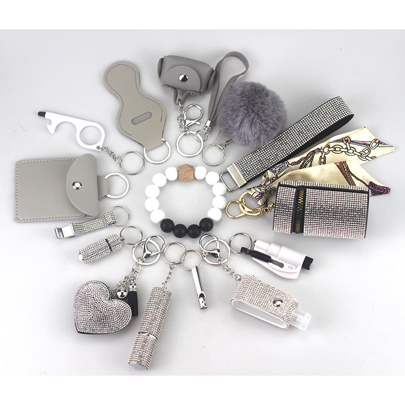 Wholesale Multifunctional 15-piece Keychain Keychains Accessories