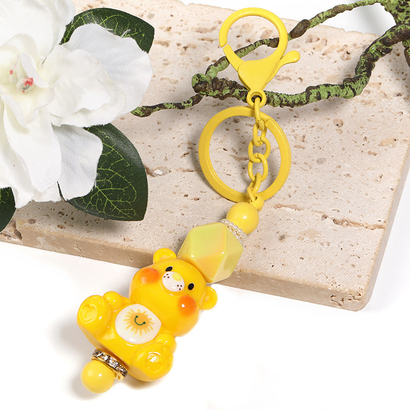 Wholesale Random 10pcs Cartoon Bear Resin Beads DIY Beaded Accessories ACC-BDS-BLG046