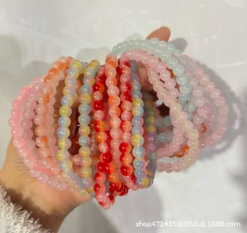 Wholesale Glass Crystal Bead Bracelet Fashion Accessory for Resale