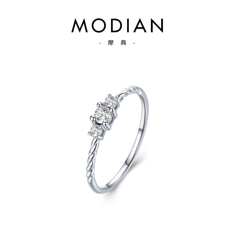 Wholesale 925 Sterling Silver Ring Set ACC-RS-MoDian001