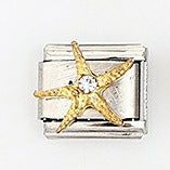 Wholesale 5pcs Italian Charm Bracelet 9mm DIY Splicing Ocean Style Stainless Steel Composable Bracelet