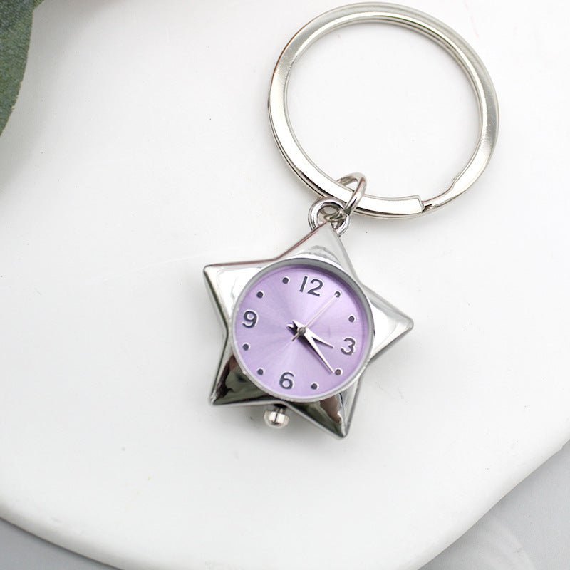 Wholesale Mini Star Alarm Clock Keychain