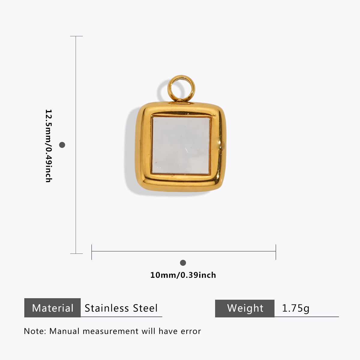 Wholesale Stainless Steel  Pearl Pendant Oil Drop Key Lock Pendant