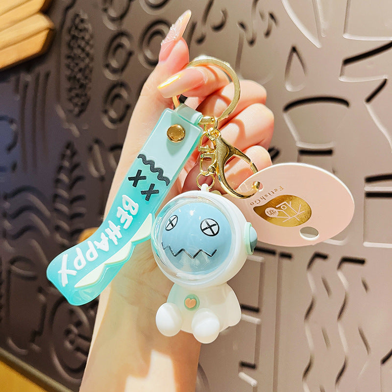 Wholesale Cartoon Creative Little Dinosaur Astronaut Car Keychains Cute Keychain ACC-KC-HangLi007