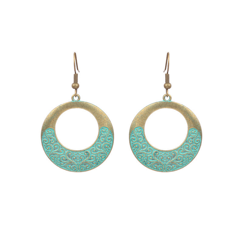 Wholesale Bohemian Turquoise Earrings for Party Wear Fashion Accessory
