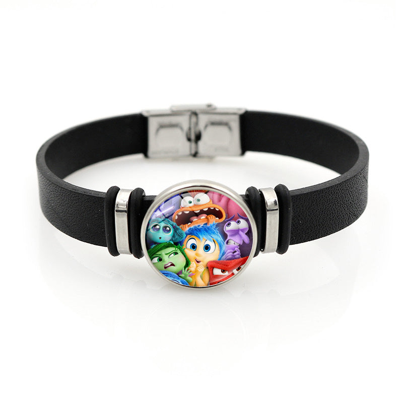 Wholesale Cartoon Cute Hand-woven Faux Leather Bracelet ACCVIP-BT-HengX003