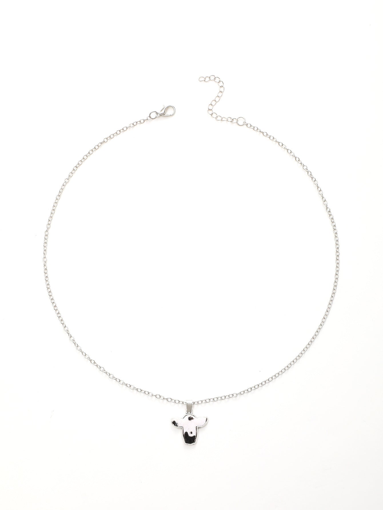 Wholesale Western Style Alloy Bull Head Pattern Pendant Necklace ACC-NE-YiTia001