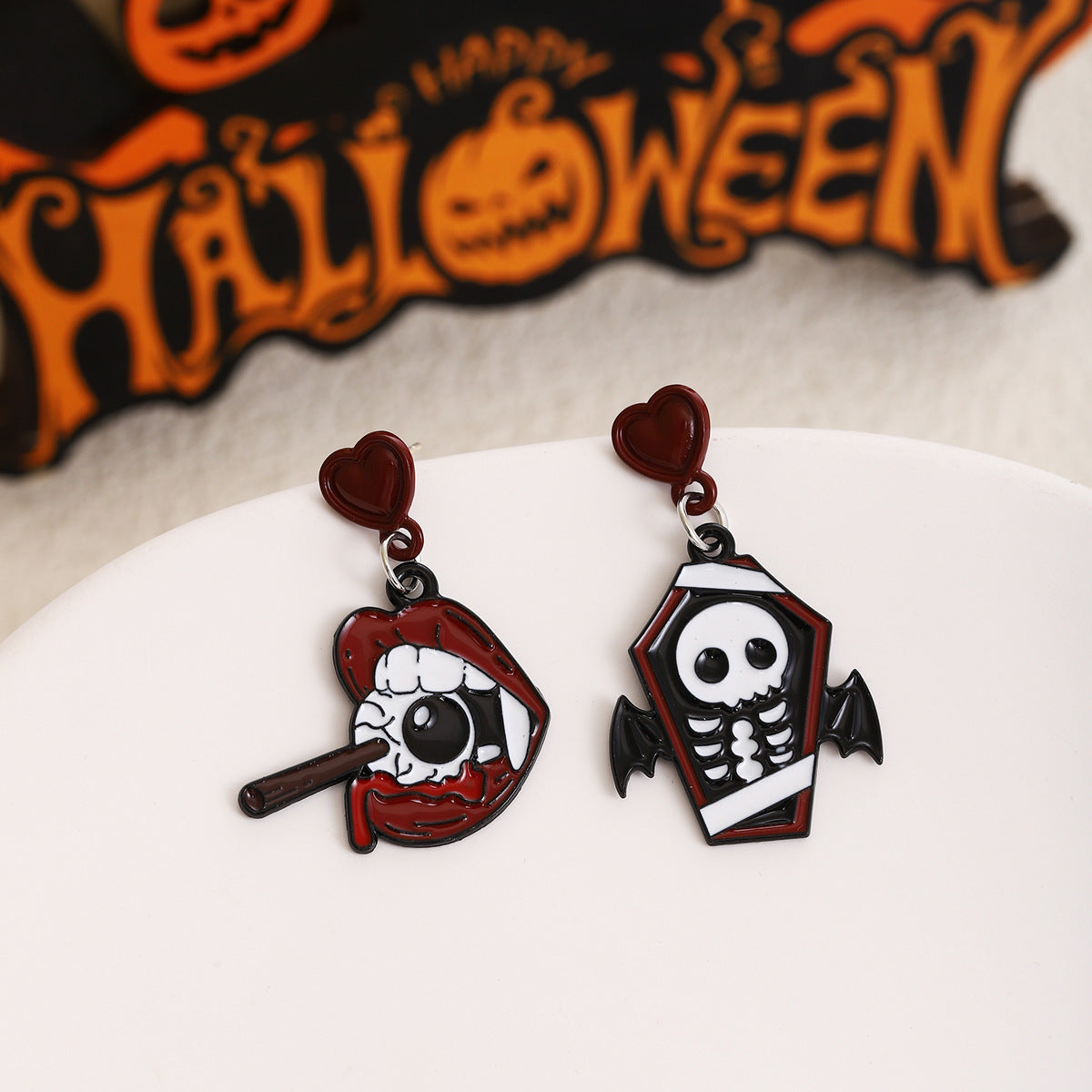 Wholesale Halloween ghost earrings