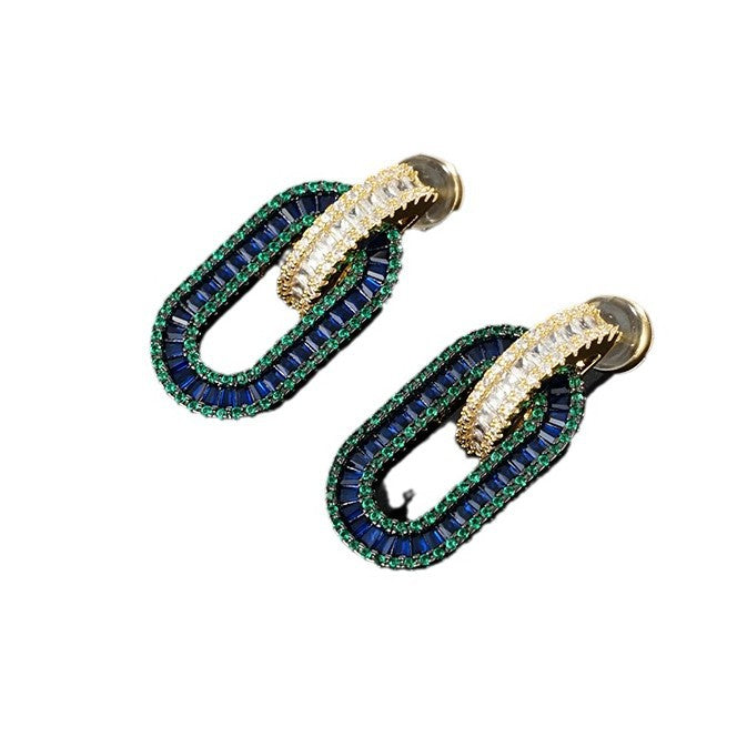 Wholesale  Blues Light Luxury Earrings  925 Silver Earrings