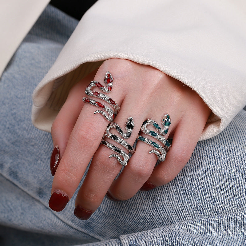 Wholesale  snake ring simple temperament niche design trendy hip hop animal ring