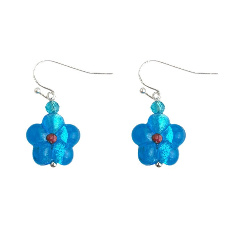 Wholesale hoop blue earring