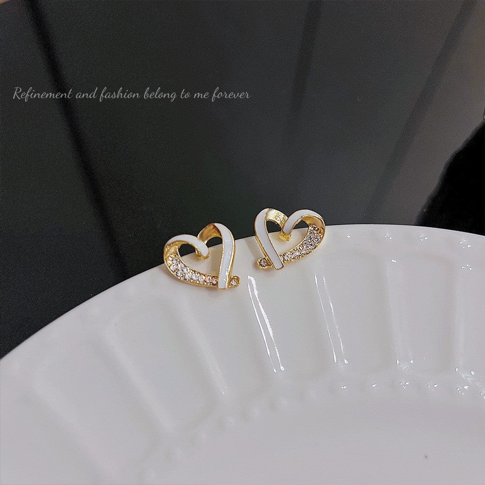 Wholesale S925 Silver Needle Pearl Earrings Diamond Geometric Stud Earrings ACC-ES-Xiyue002