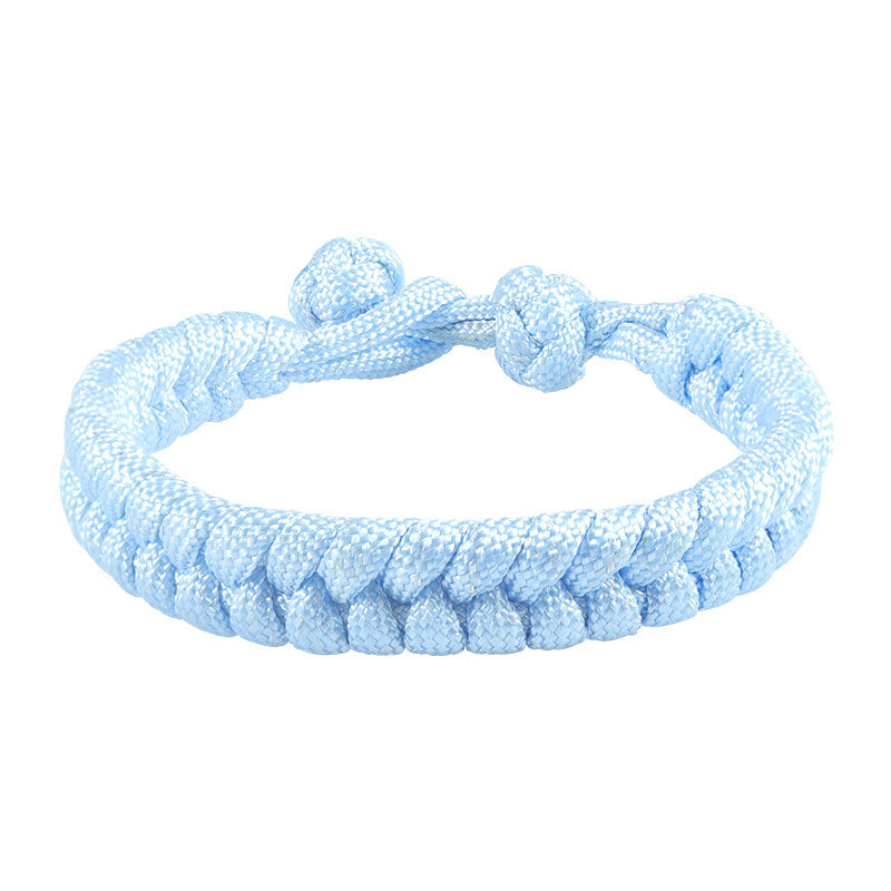 Wholesale solid color umbrella rope bracelet