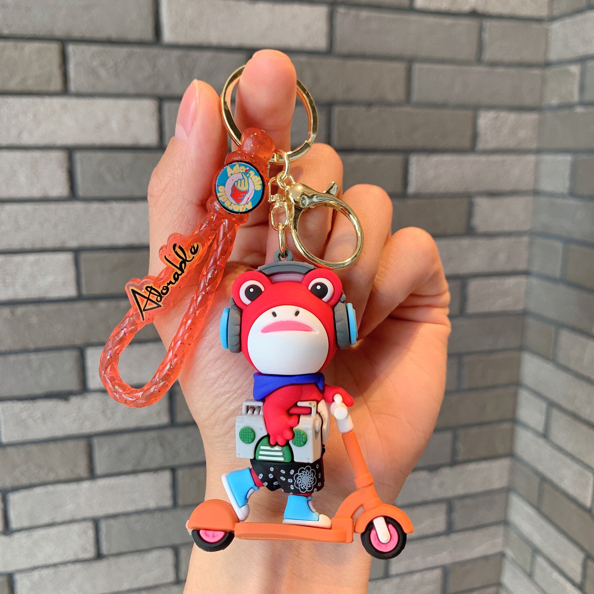 Wholesale Cartoon Cute Silicone Keychain ACC-KC-Lanb009