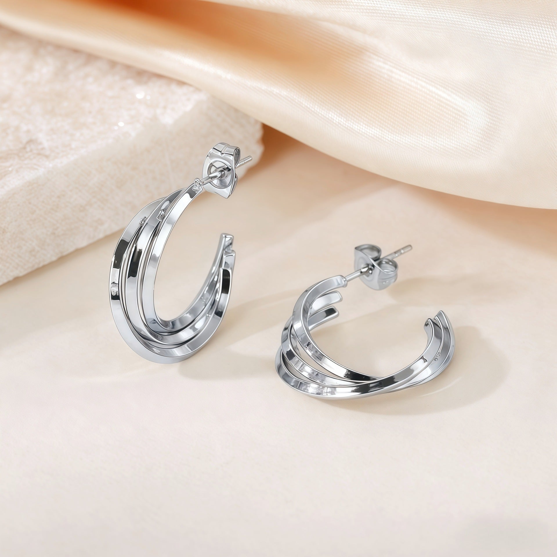 Wholesale titanium steel  non-fading earrings