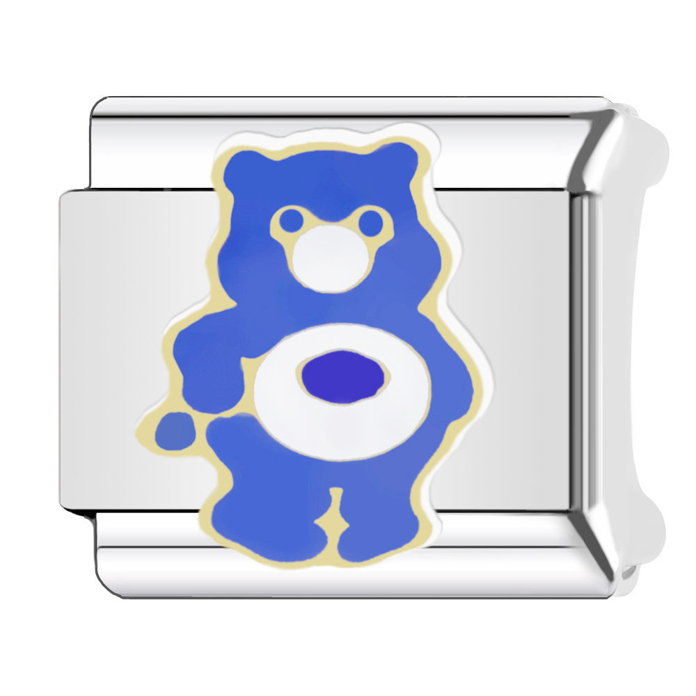 Wholesale  Italian Charm Bracelet 9mm DIY Splicing  Creative Stainless Steel Composable Bracelet