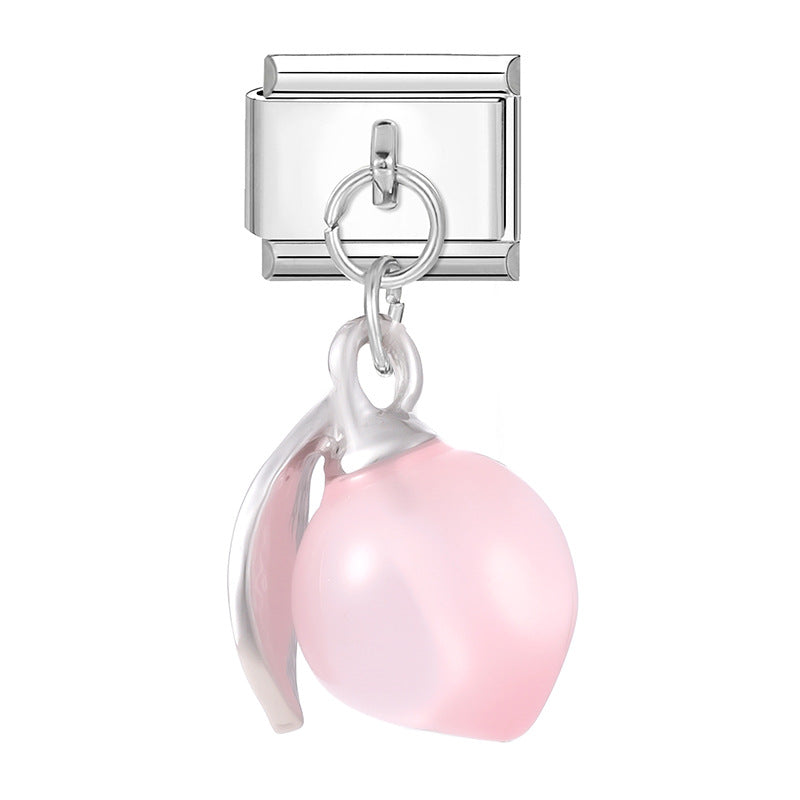 Wholesale Italian Charm Bracelet 9mm DIY  Fresh and Exquisite   Stainless Steel Composable Bracelet