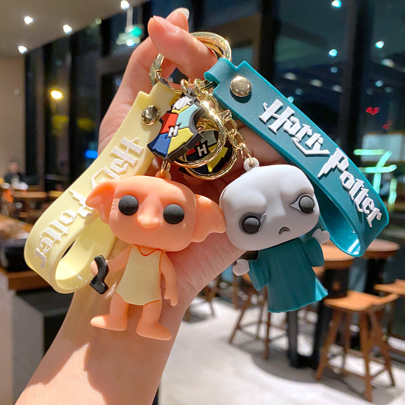 Wholesale Cartoon Cute PVC Soft Keychains Creative Keychain ACC-KC-XinShu014