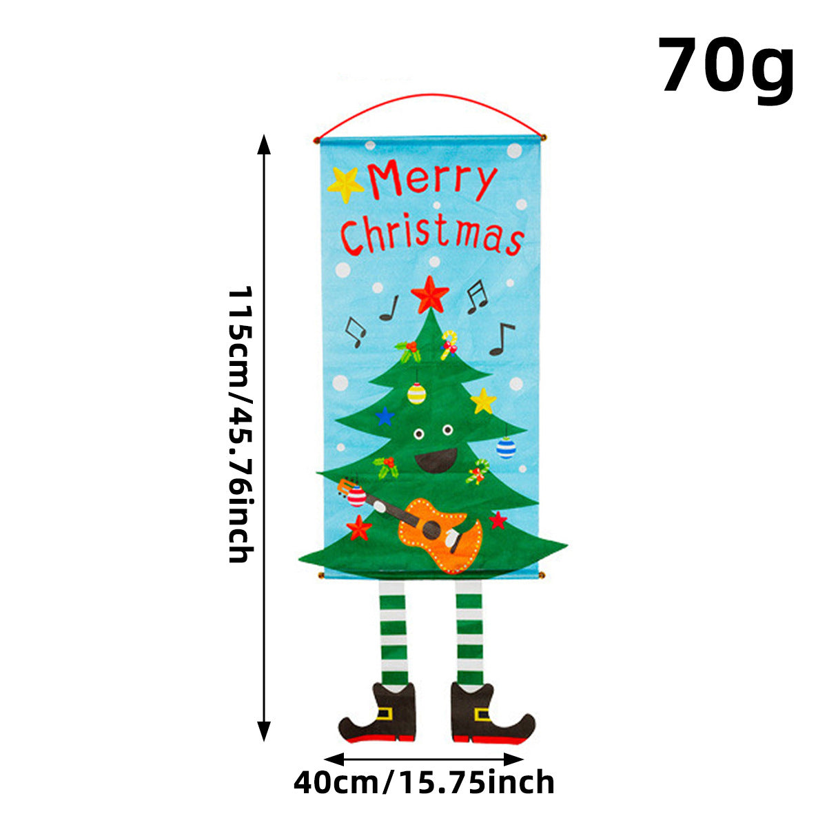 Wholesale  Christmas Decorations Fabric Hanging Legs Creative Hanging Flags