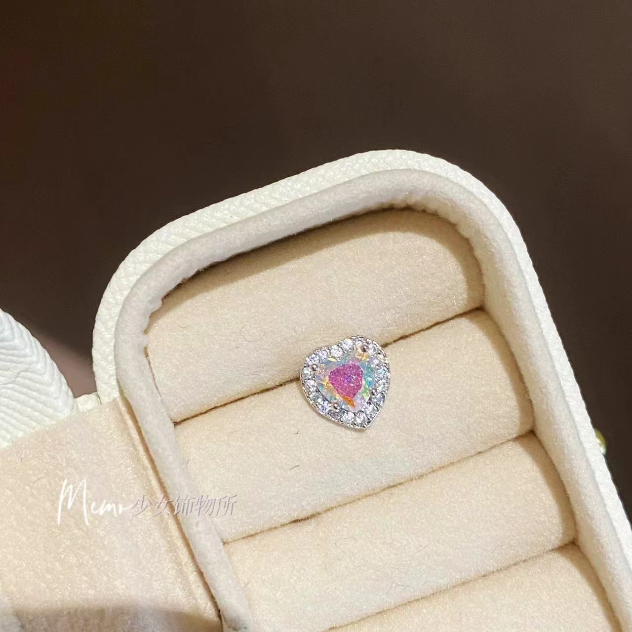 Wholesale  Love Cross Chain Tassel Ear Nail Earrings