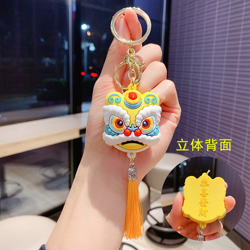 Wholesale Cute cartoon silicone keychain