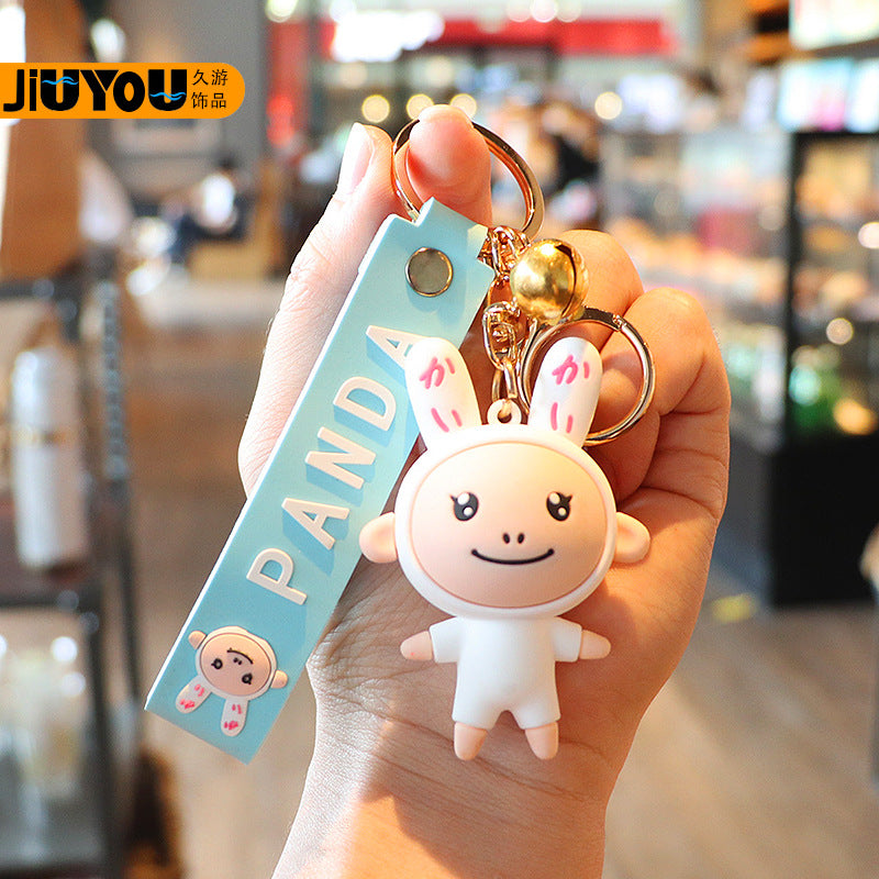 Wholesale Cartoon Environmentally Friendly PVC Keychain Cute Keychain ACC-KC-JiuYou001