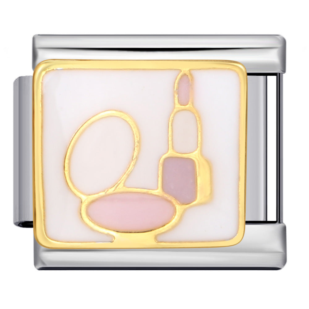 Wholesale Italian Charm Bracelet 9mm DIY Splicing Removable Goddess Series Stainless Steel Composable Bracelet