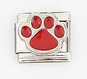 Wholesale Stylish Italian Style Dog Paw Modular Bracelet Stainless Steel Electroplated Fashion Accessory For Gift And Resale