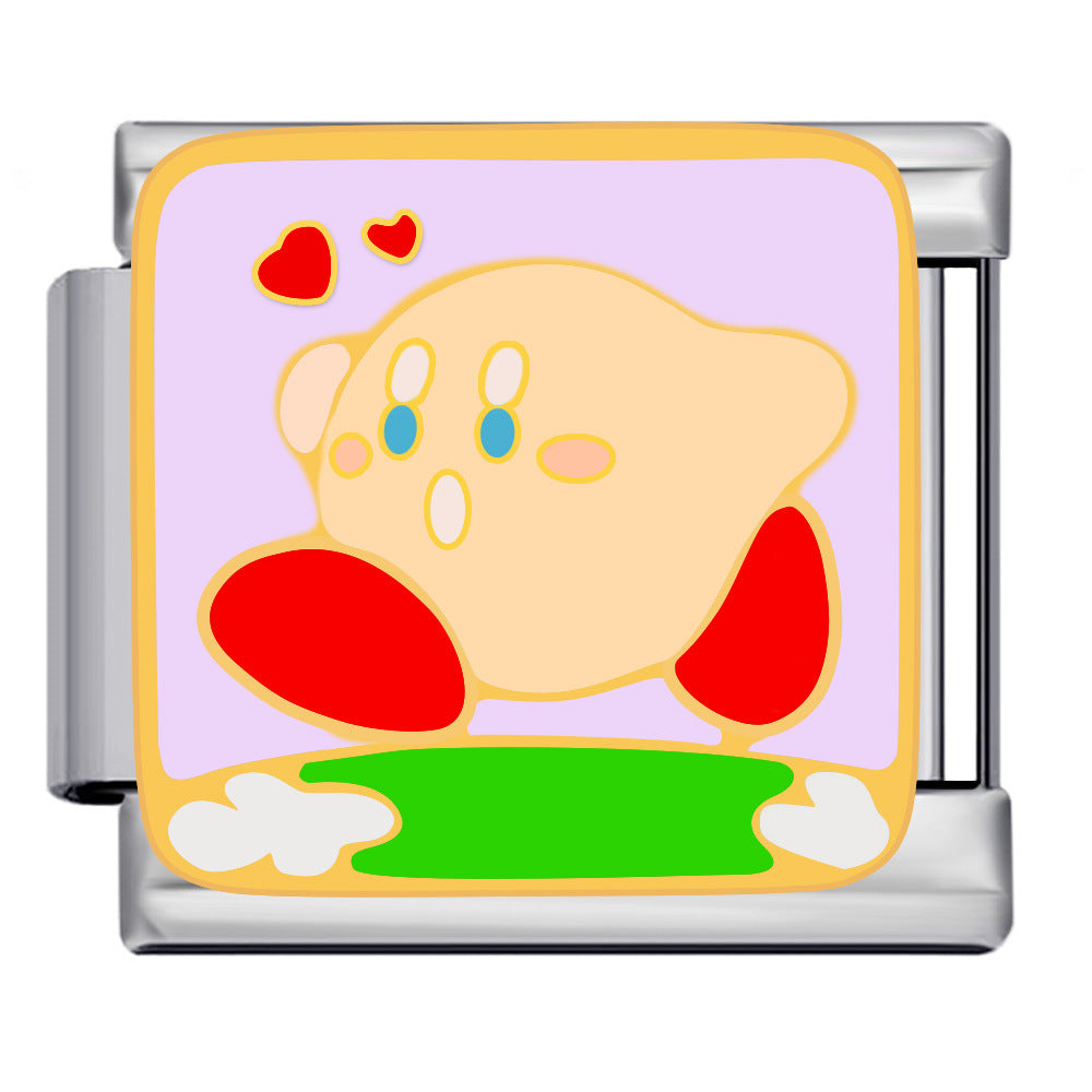 Wholesale 2pcs/pack  Italian Charm Bracelet 9mm DIY Splicing Anime Cute Cartoon Stainless Steel Composable Bracelet