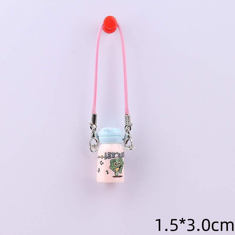 Wholesale Cute cartoon mini kettle thermos cup doll accessories